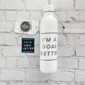 [Rachel Hollis] NEW Goal getter water bottle sticker pop socket conference merch